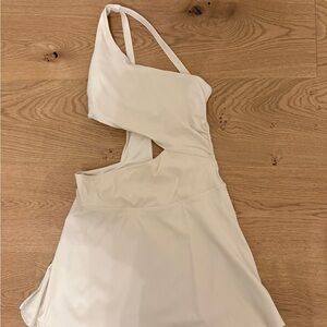 Cream Athletic Dress